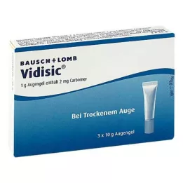 VIDISIC Očný gél, 3X10 g