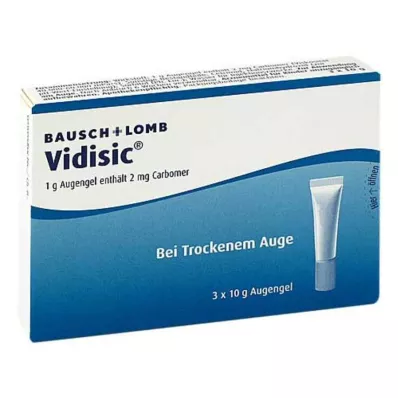 VIDISIC Očný gél, 3X10 g