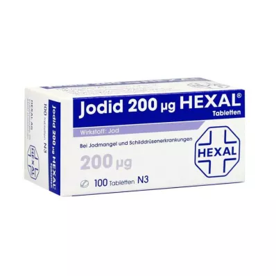 JODID 200 HEXAL tabliet, 100 ks JODID 200 HEXAL tabliet, 100 ks