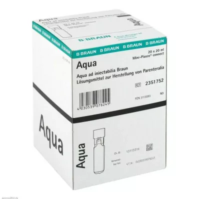 AQUA AD injectabilia Miniplasco connect Inj.-Lsg., 20X20 ml