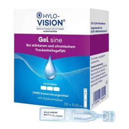 HYLO-VISION Jednodávkové pipety Gel sine, 20X0,35 ml