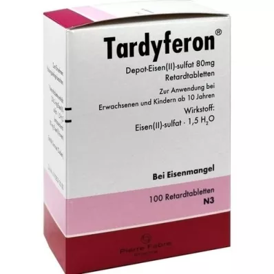 TARDYFERON Tablety s predĺženým uvoľňovaním, 100 ks