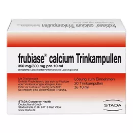 FRUBIASE CALCIUM T Ampulky na pitie, 20 ks