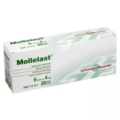 MOLLELAST Obväzy 6 cmx4 m balené jednotlivo, 20 ks MOLLELAST Obväzy 6 cmx4 m balené jednotlivo, 20 ks