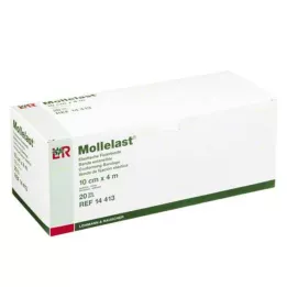 MOLLELAST Obväzy 10 cmx4 m balené jednotlivo, 20 ks
