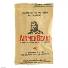 AIRMENBEANS najjemnejšie kávové pastilky s guaranou, 21 ks