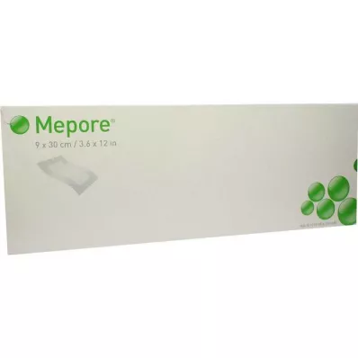 MEPORE Sterilný obväz na rany 9x30 cm, 30 ks