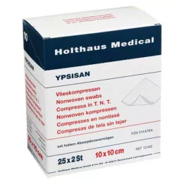 KOMPRESSEN YPSISAN 10x10 cm sterilné, 25X2 ks