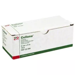 CELLONA Sadrový obväz 6 cmx2 m, 2X5 ks