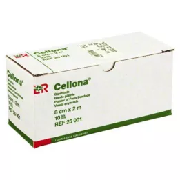 CELLONA Sadrový obväz 8 cmx2 m, 2X5 ks