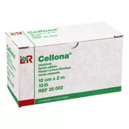 CELLONA Sadrový obväz 10 cmx2 m, 2x5 ks