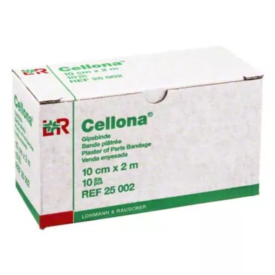CELLONA Sadrový obväz 10 cmx2 m, 2x5 ks