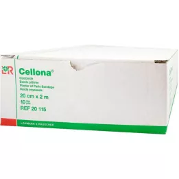 CELLONA Sadrový obväz 20 cmx2 m, 2X5 ks