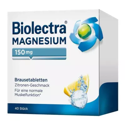 Biolectra Magnesium šumivé tablety, 40 ks Biolectra Magnesium šumivé tablety, 40 ks