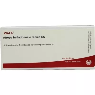 ATROPA Belladonna e Radix D 6 ampuliek, 10X1 ml