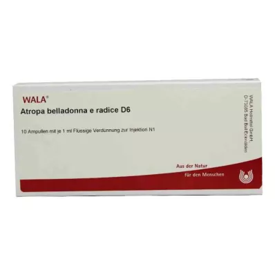 Ampulky Atropa Belladonna e Radix D6 (10x1 ml) Ampulky Atropa Belladonna e Radix D6 (10x1 ml)