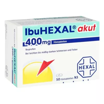 IBUHEXAL akútne 400 filmom obalených tabliet, 50 ks