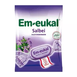 EM-EUKAL Šalviové cukríky s cukrom, 75 g