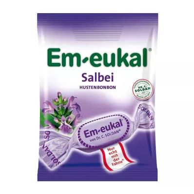 EM-EUKAL Šalviové cukríky s cukrom, 75 g EM-EUKAL Šalviové cukríky s cukrom, 75 g