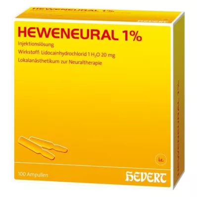 HEWENEURAL Ampulky 1%, 100X2 ml