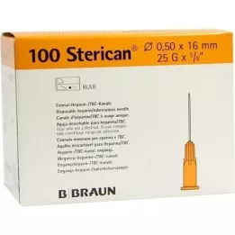 STERICAN Ins.insert.channel.0,5x16 mm, 100 ks