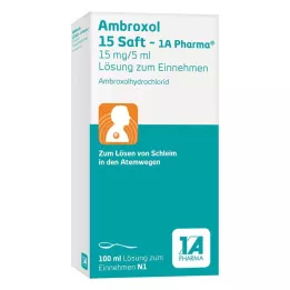AMBROXOL 15 Šťava-1A Pharma, 100 ml