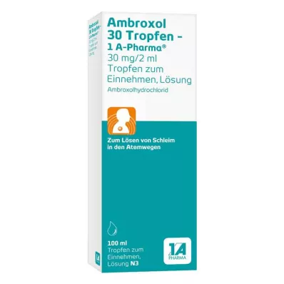 AMBROXOL 30 kvapiek-1A Pharma, 100 ml AMBROXOL 30 kvapiek-1A Pharma, 100 ml