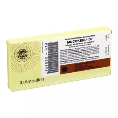 MUCOKEHL Ampulky D 7, 10X1 ml
