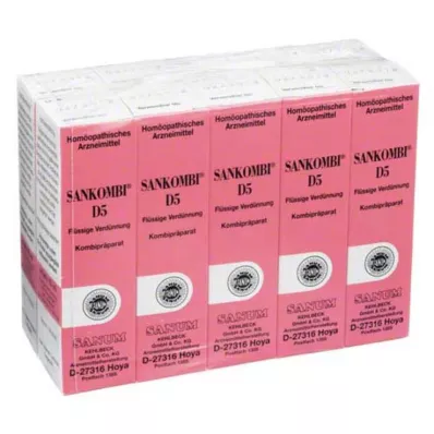 SANKOMBI D 5 kvapiek, 10X10 ml SANKOMBI D 5 kvapiek, 10X10 ml