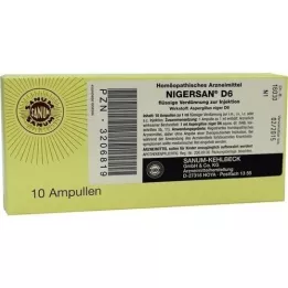 NIGERSAN D 6 ampuliek, 10X1 ml