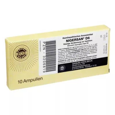 NIGERSAN D 6 ampuliek, 10X1 ml NIGERSAN D 6 ampuliek, 10X1 ml