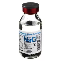 KOCHSALZLÖSUNG 0,9% sklenená fľaša, 100 ml