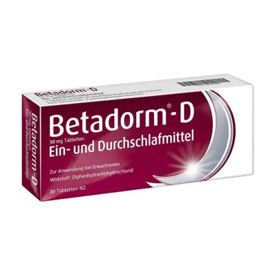 BETADORM D tablety, 20 ks BETADORM D tablety, 20 ks
