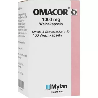 OMACOR 1 000 mg mäkké kapsuly, 100 ks