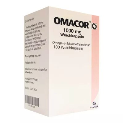 OMACOR 1 000 mg mäkké kapsuly, 100 ks