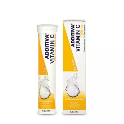 ADDITIVA Vitamín C 1 g šumivé tablety, 20 ks ADDITIVA Vitamín C 1 g šumivé tablety, 20 ks