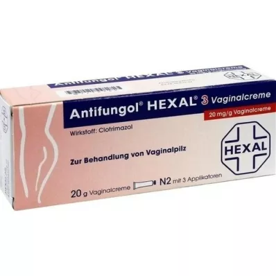 ANTIFUNGOL HEXAL 3 Vaginálny krém, 20 g