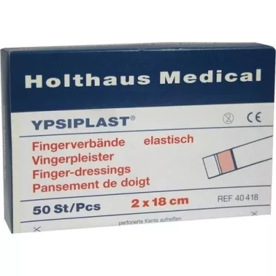 FINGERVERBAND Ypsiplast 2x18 cm elastická koža, 50 ks