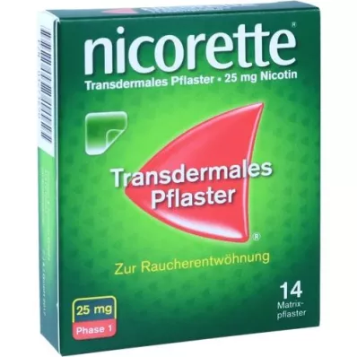 NICORETTE TX Náplasť 25 mg, 14 ks