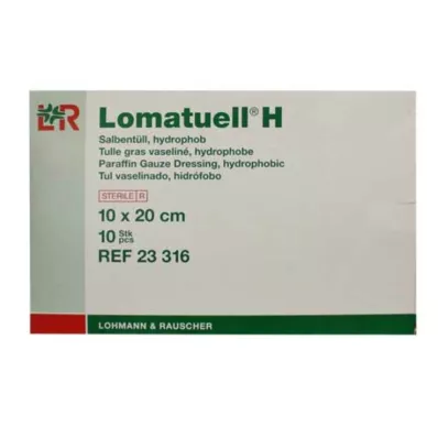 LOMATUELL H Masťový tyl 10x20 cm sterilný, 10 ks LOMATUELL H Masťový tyl 10x20 cm sterilný, 10 ks