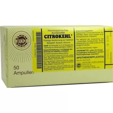 CITROKEHL Ampulky, 50X2 ml