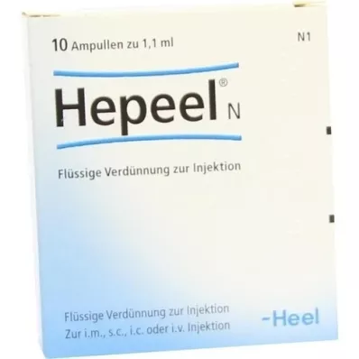 HEPEEL N Ampulky, 10 ks