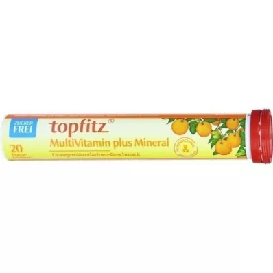 TOPFITZ Multivitamínové+minerálne šumivé tablety, 20 ks