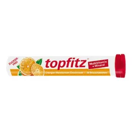 TOPFITZ Multivitamínové+minerálne šumivé tablety, 20 ks
