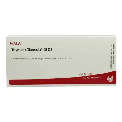 THYMUS GLANDULA GL D 8 ampuliek, 10X1 ml