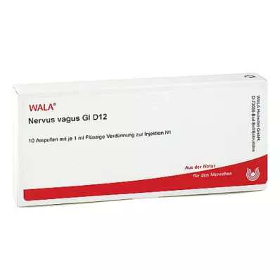 NERVUS VAGUS GL D 12 ampuliek, 10X1 ml NERVUS VAGUS GL D 12 ampuliek, 10X1 ml