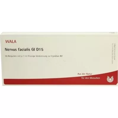 NERVUS FACIALIS GL D 15 ampuliek, 10X1 ml