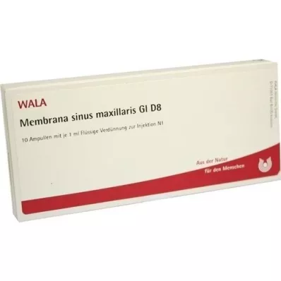 MEMBRANA sinus maxillaris GL D 8 ampuliek, 10X1 ml