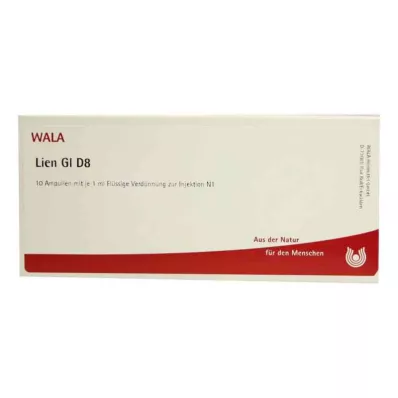 LIEN GL D 8 ampuliek, 10X1 ml