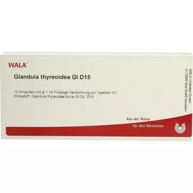 GLANDULA THYREOIDEA GL D 15 ampuliek, 10X1 ml